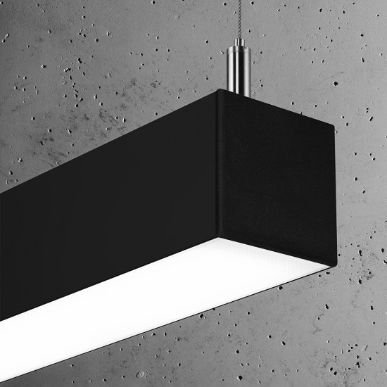 Pendant lamp PINNE 150 black