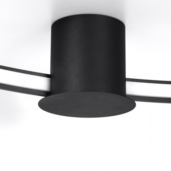 Ceiling lamp RIO 55 black 4000K
