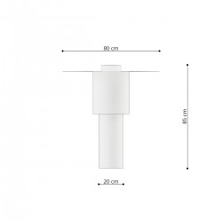Ceiling lamp TVAROR white
