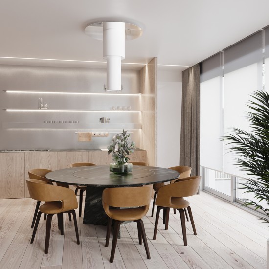 Ceiling lamp TVAROR white