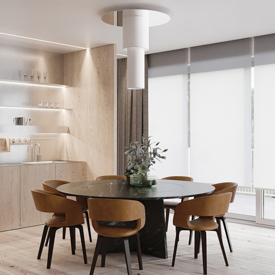 Ceiling lamp TVAROR white