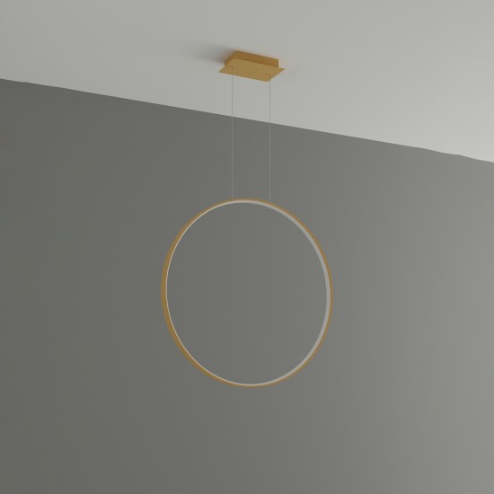 Pendant lamp RIO 78 golden 4000K