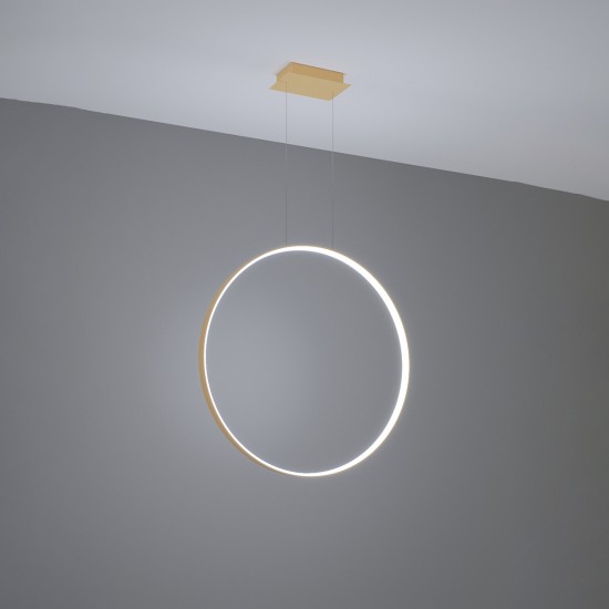 Pendant lamp RIO 78 golden 4000K