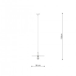 Pendant lamp SIRKEL 30 black