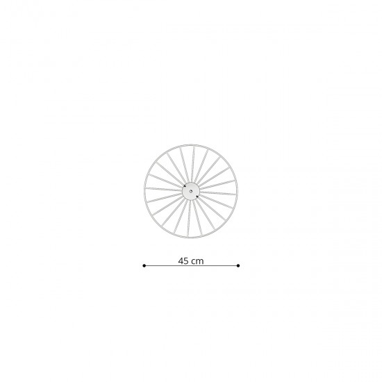 Pendant lamp SIRKEL 45 black