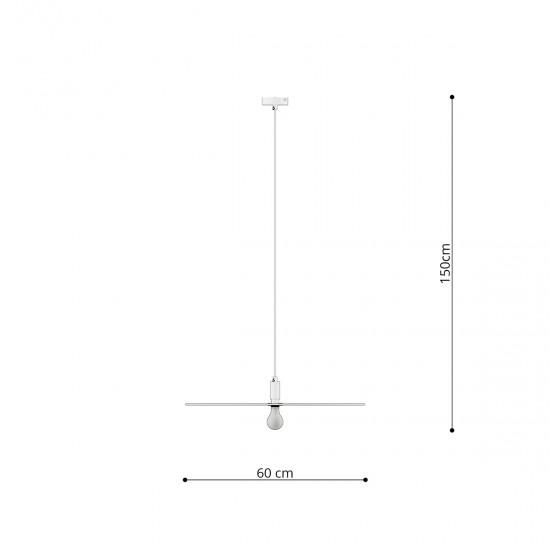 Pendant lamp SIRKEL 60 black