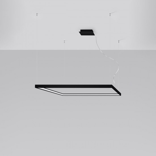 Chandelier NELYA L black 3000K