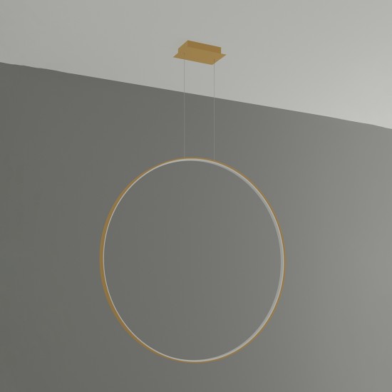 Pendant lamp RIO 110 golden LED 4000K