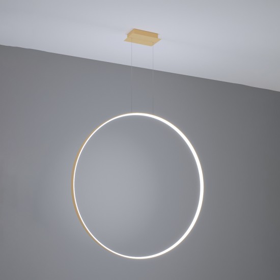 Pendant lamp RIO 110 golden LED 4000K