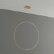 Pendant lamp RIO 110 golden LED 3000K