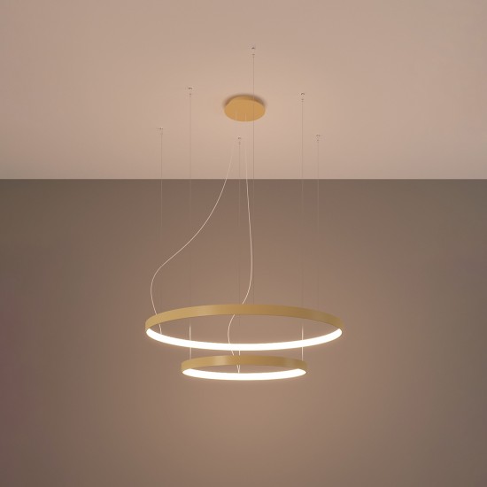 Chandelier RIO 2 55/78 golden LED 3000K