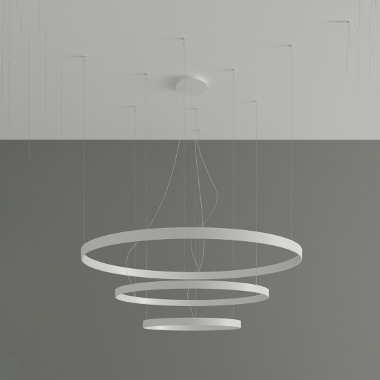 Chandelier RIO 3 55/78/110 white LED 3000K