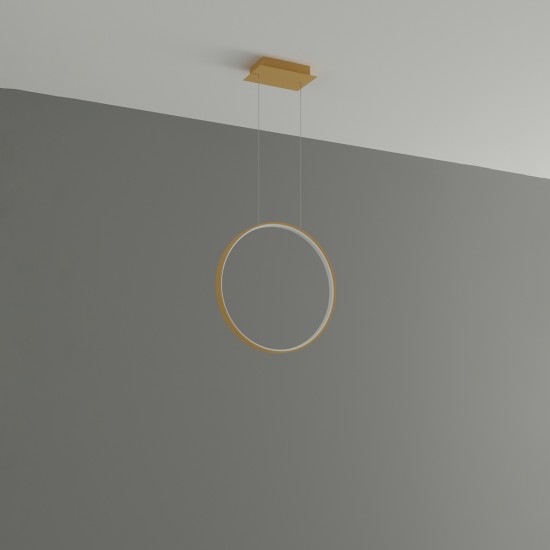Pendant lamp RIO 55 golden LED 3000K