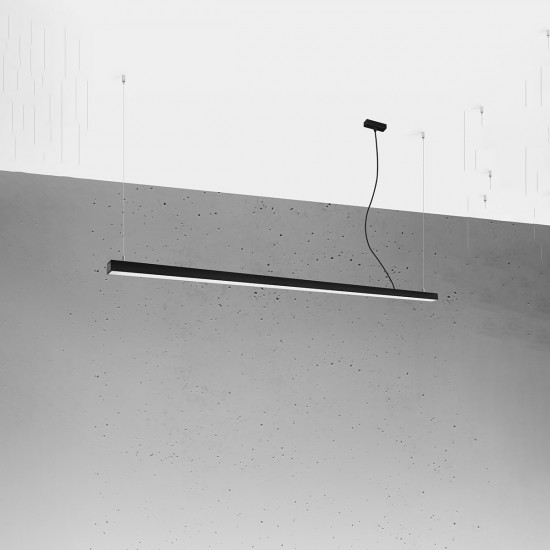 Pendant lamp PINNE 200 black