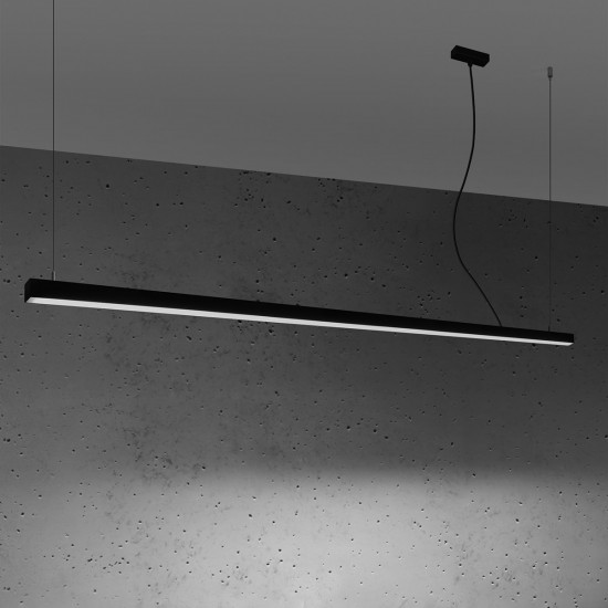 Pendant lamp PINNE 200 black