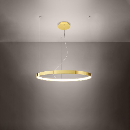 Chandelier RIO 78 polished gold LED 3000K Chandelier RIO 78 polished gold LED 3000K