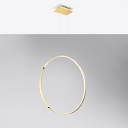Pendant lamp RIO 78 polished gold LED 3000K