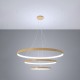 Chandelier RIO 3 55/78/110 golden LED 4000K