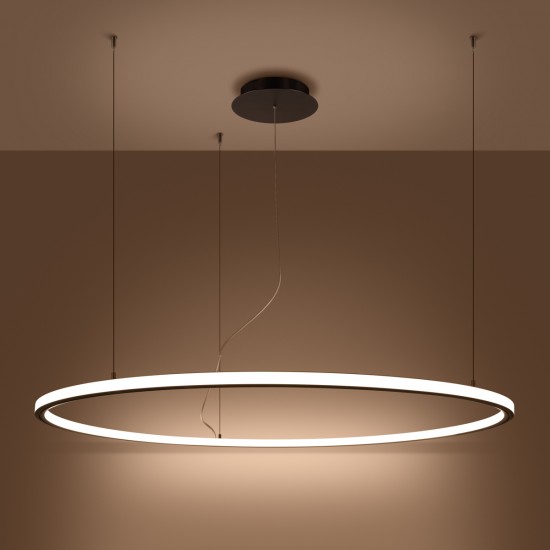 Chandelier RISA 120 black LED 3000K